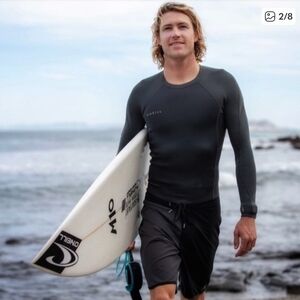 O'Neill Reactor 2 1.5mm Long Sleeve Wetsuit Shirt Size Small NWT